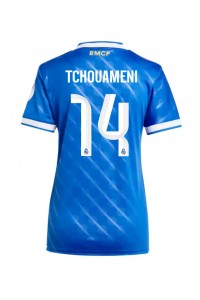 Real Madrid Aurelien Tchouameni #14 Jalkapallovaatteet Naisten Kolmaspaita 2025-26 Lyhythihainen